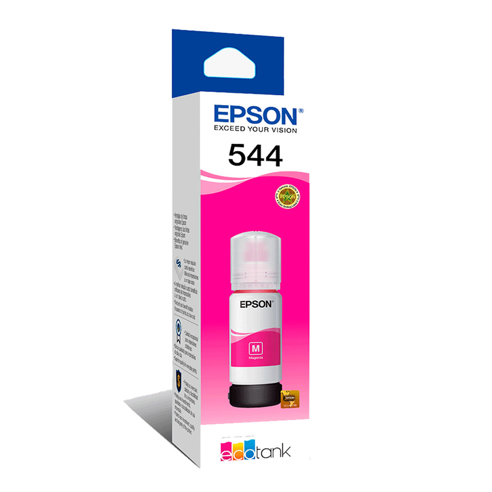 Foto 2 de Garrafa de tinta ecotank epson t544322 magenta