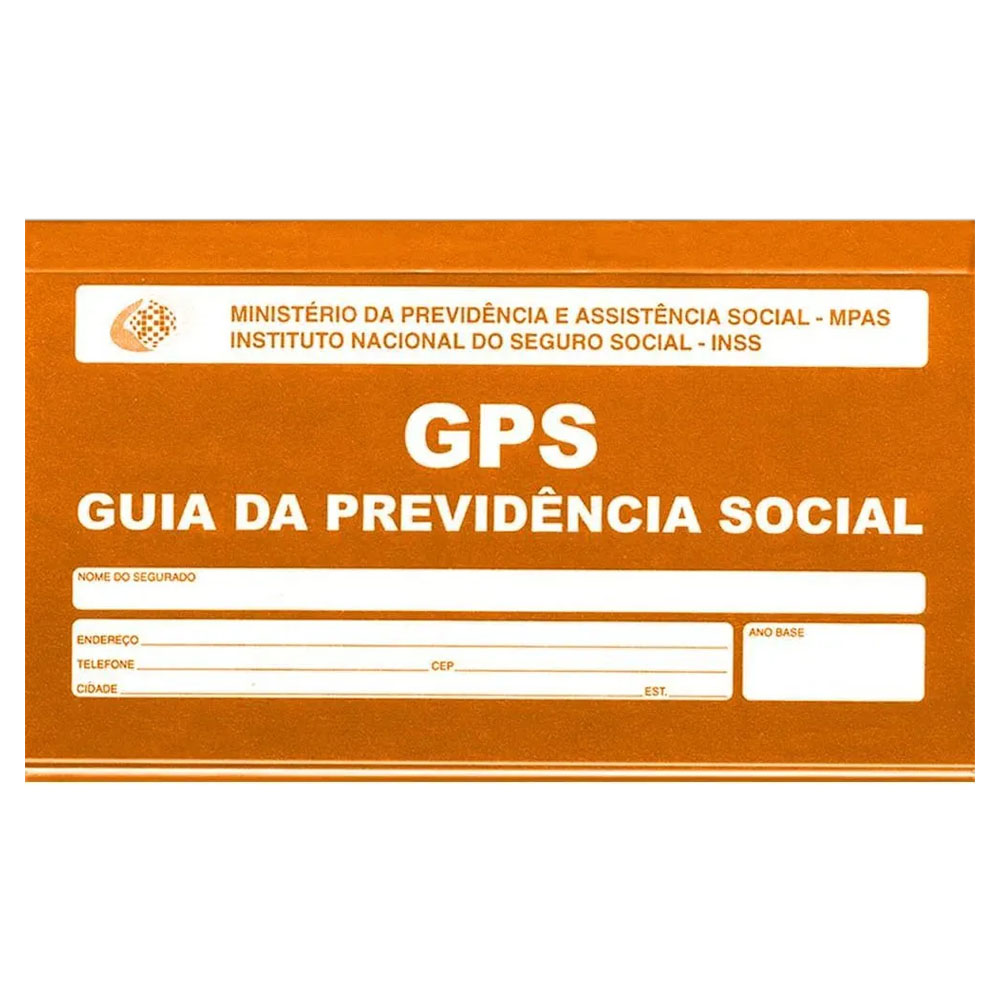 Foto 3 de Carne gps guia da previdência social 10 unid animativa