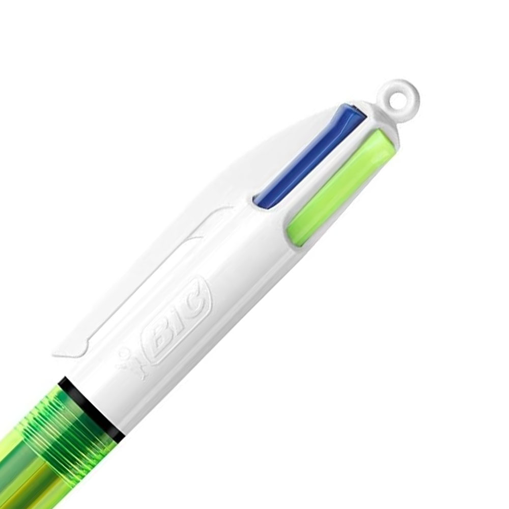 Foto 2 de Caneta esferográfica 4 cores fluo 01 unidade bic