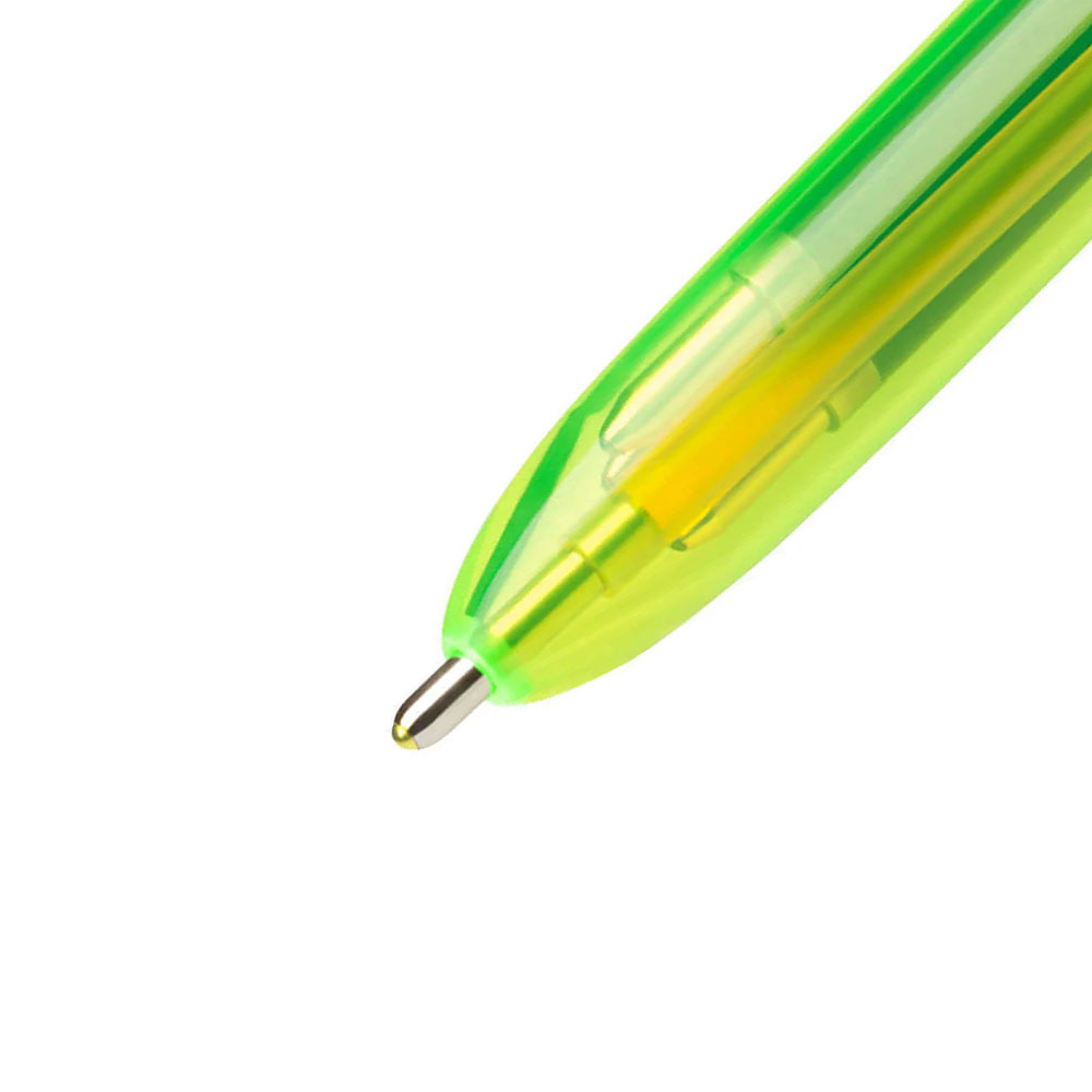 Foto 3 de Caneta esferográfica 4 cores fluo 01 unidade bic