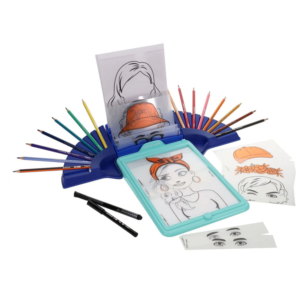 Foto 2 de Kit creativ lousa para desenho avatar studio maped