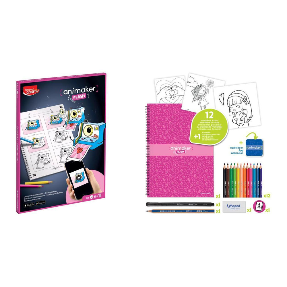 Foto 3 de Bloco animaker flip creativ historias adoráveis maped