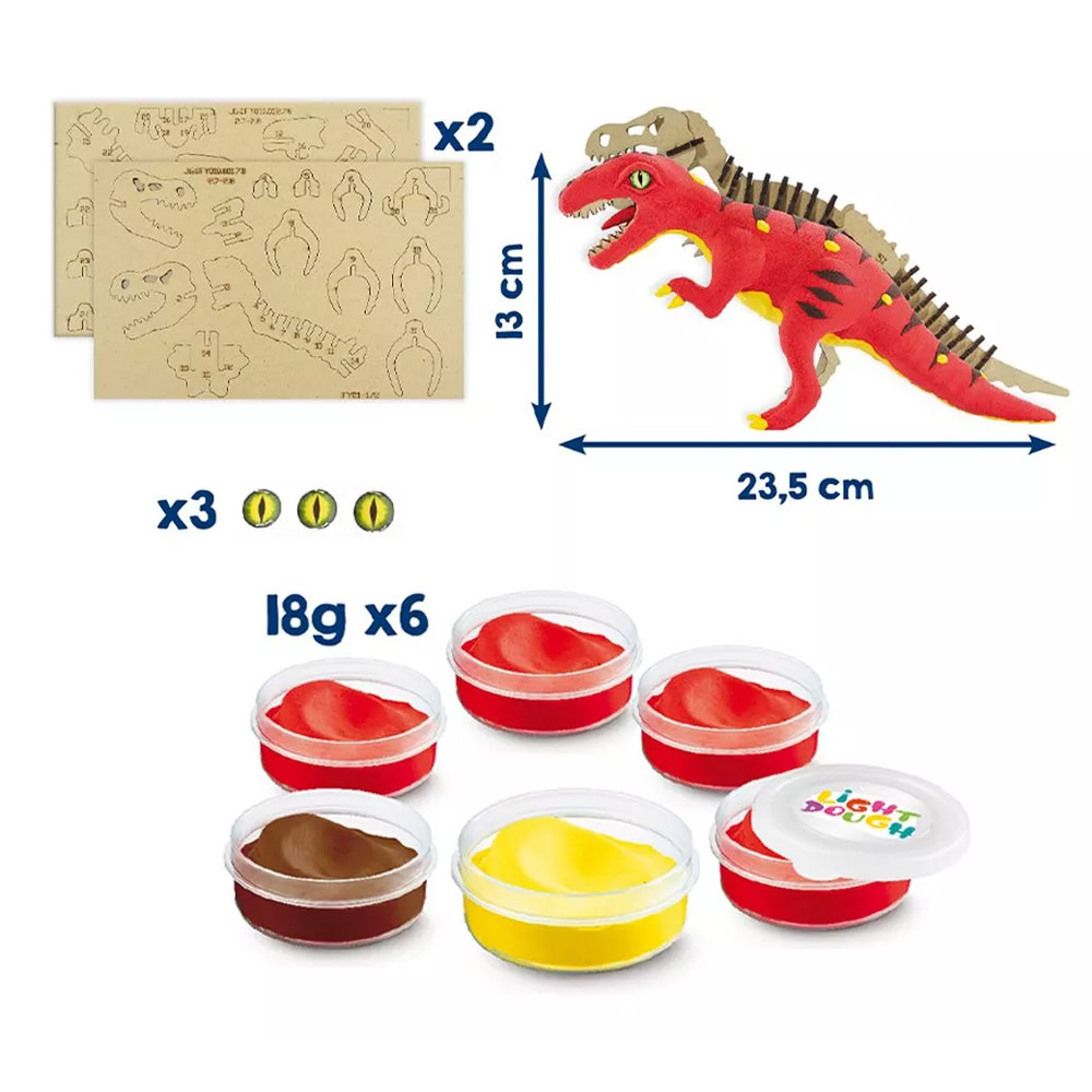 Foto 3 de Kit massa de modelar creativ dinos factory maped