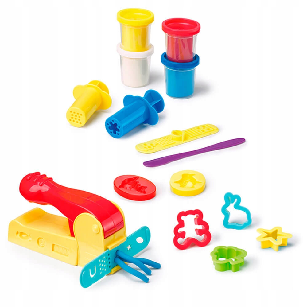 Foto 2 de Kit massinha de modelar 4 potes 12 acessórios creativ maped