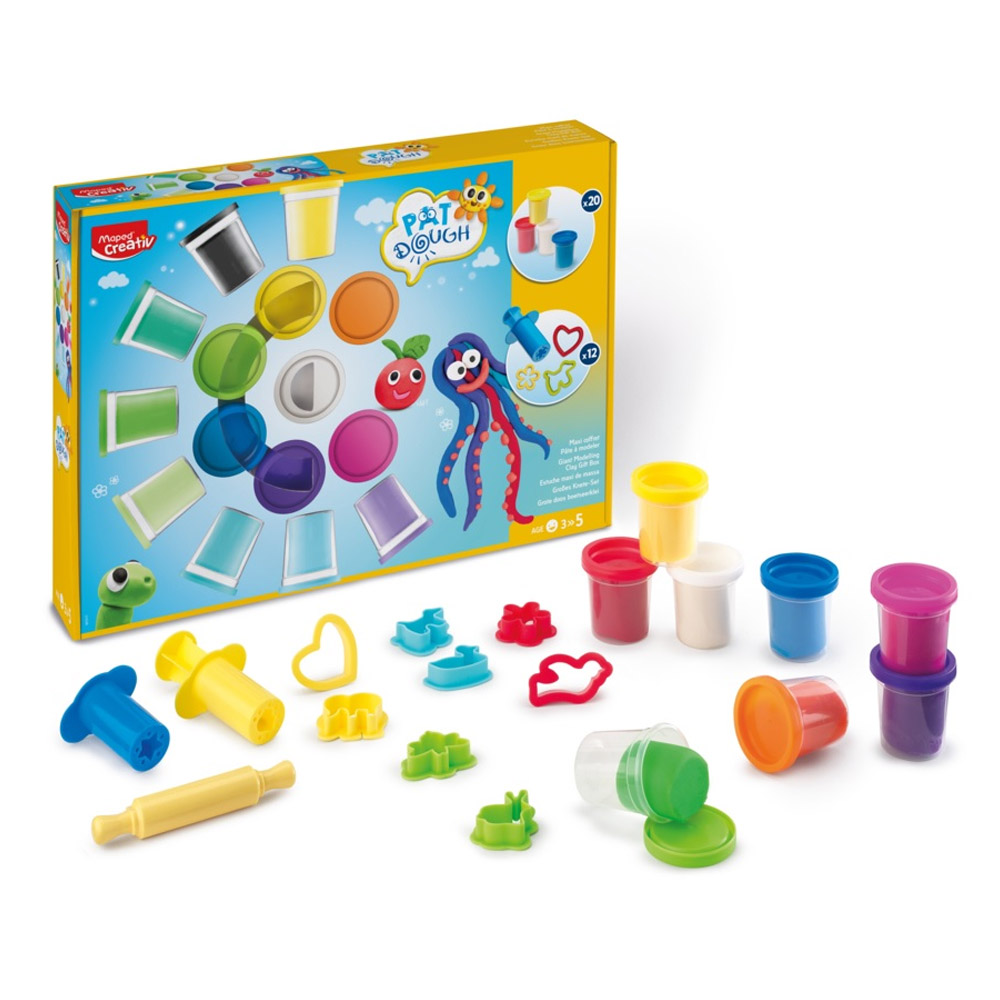 Foto 3 de Kit massinha de modelar pat dough 20 unidade creativ maped