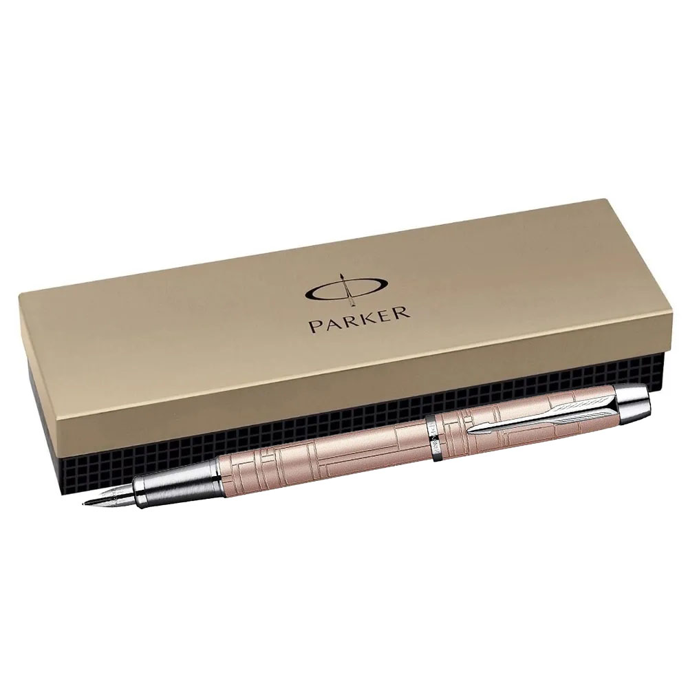 Foto 3 de Caneta tinteiro im premium rosa metálico s0949750 parker