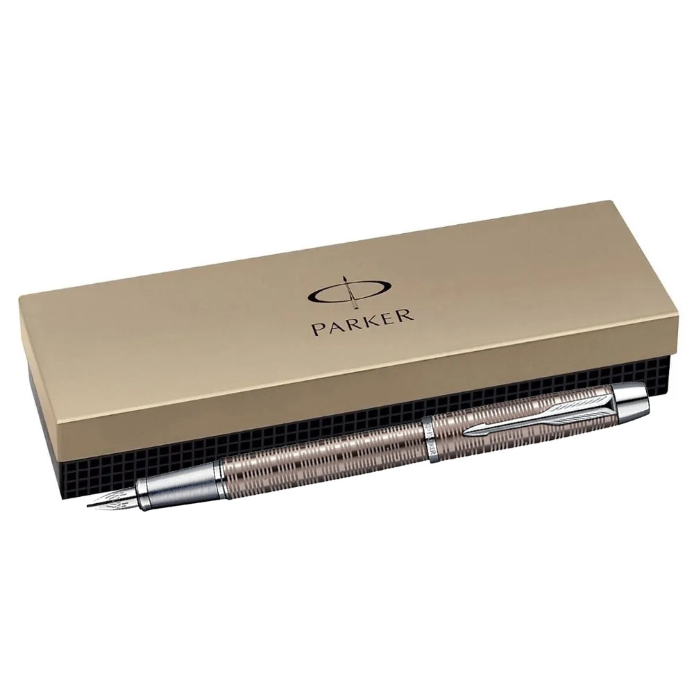 Foto 3 de Caneta tinteiro im premium marrom gb 1906778 parker