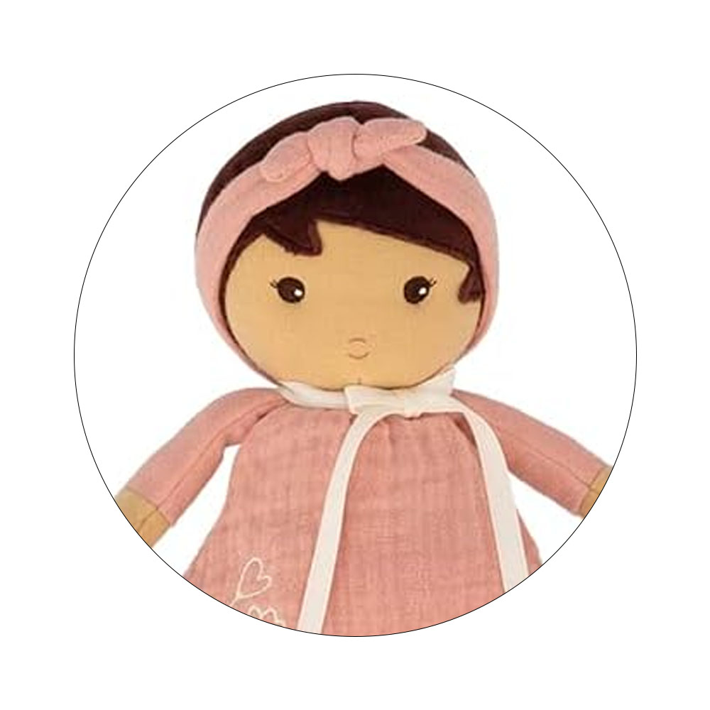 Foto 3 de Boneca de tecido 25cm minha boneca tendresse amandine kaloo