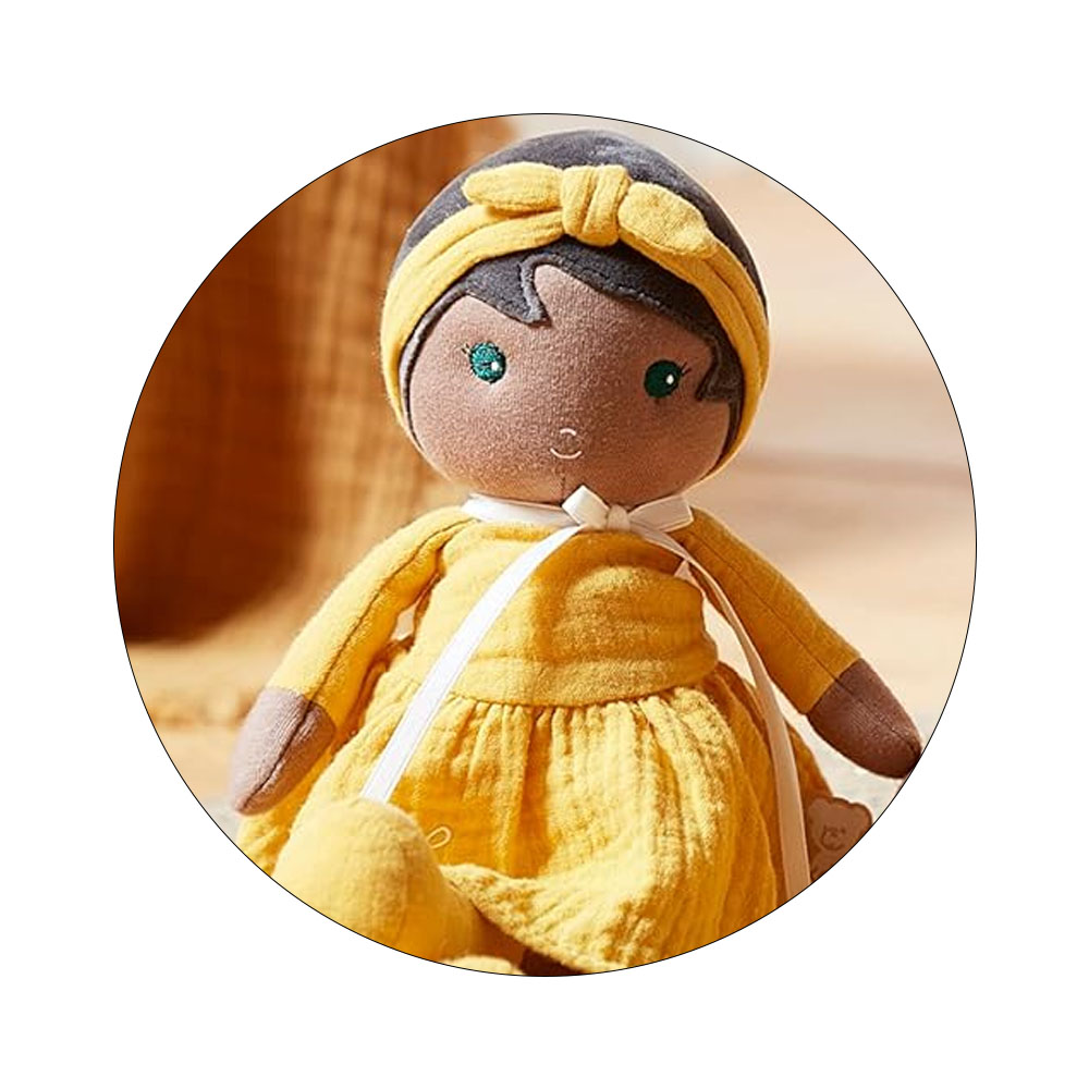 Foto 3 de Boneca de tecido 32cm minha boneca tendresse naomie kaloo