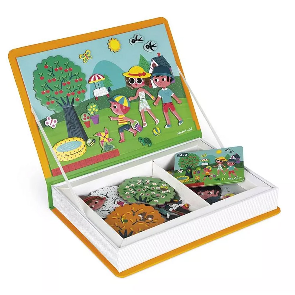 Foto 2 de Livro magnético 4 estações 119 peças janod