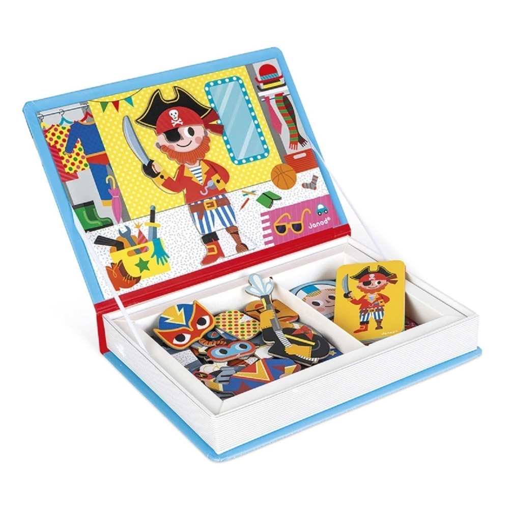 Foto 2 de Livro magnético festa à fantasia 44 peças janod