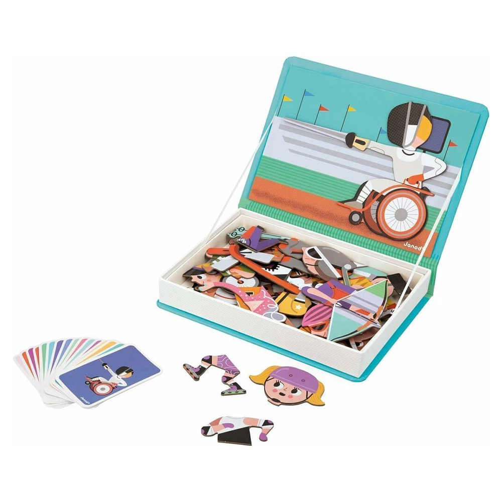 Foto 3 de Livro magnético esportes 48 peças janod