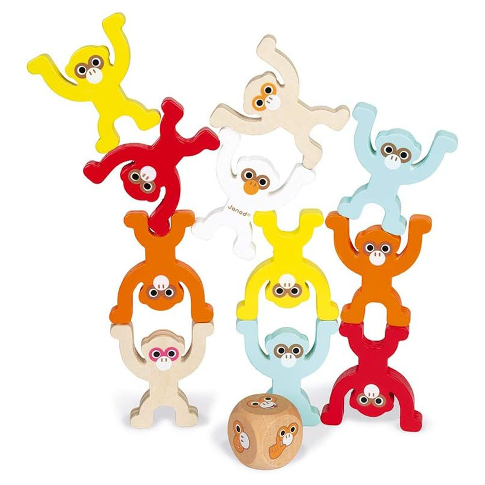 Foto 2 de Jogo de equilíbrio macacos pirâmide janod