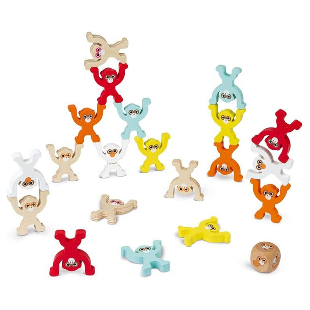 Foto 3 de Jogo de equilíbrio macacos pirâmide janod