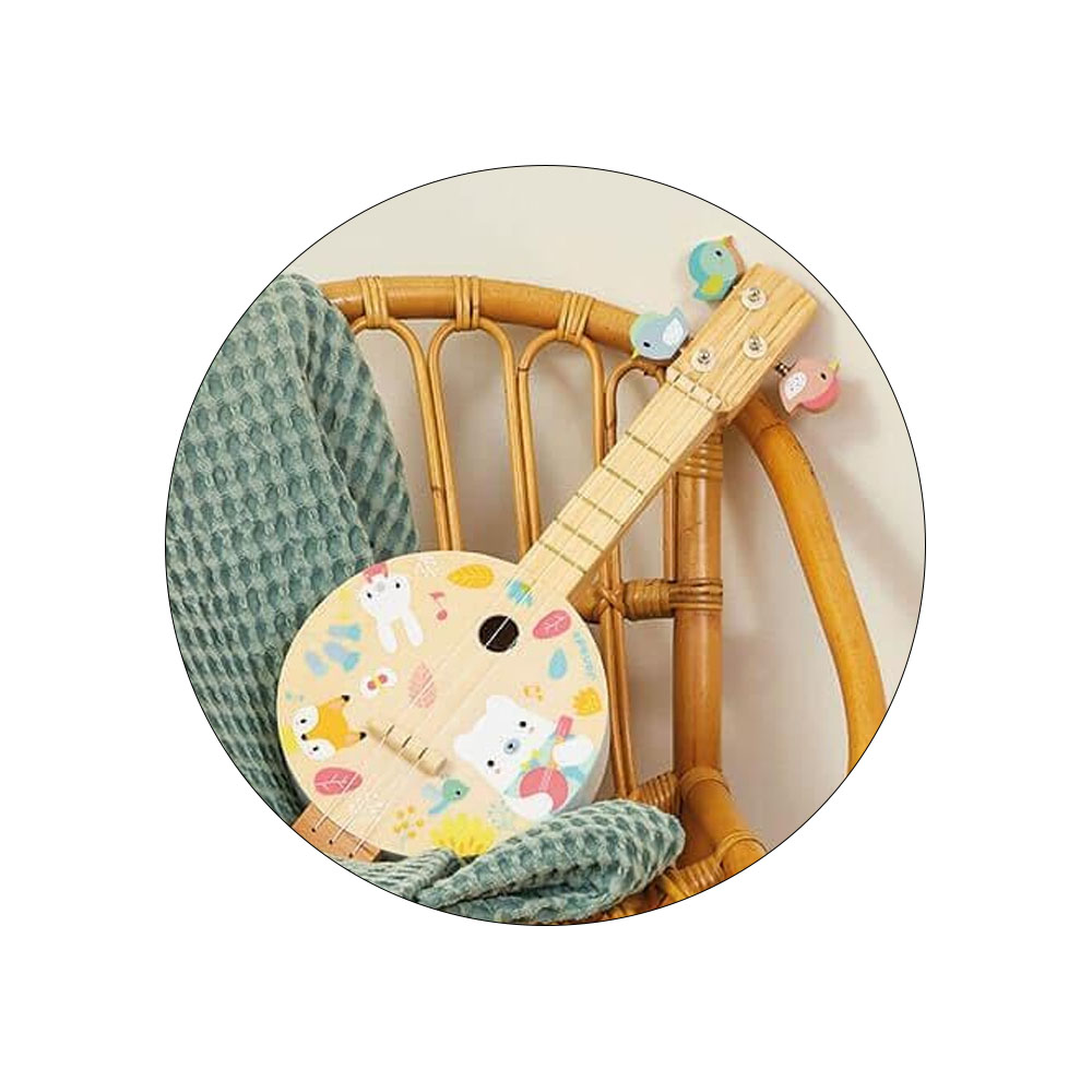 Foto 3 de Banjo pure madeira instrumento musical janod