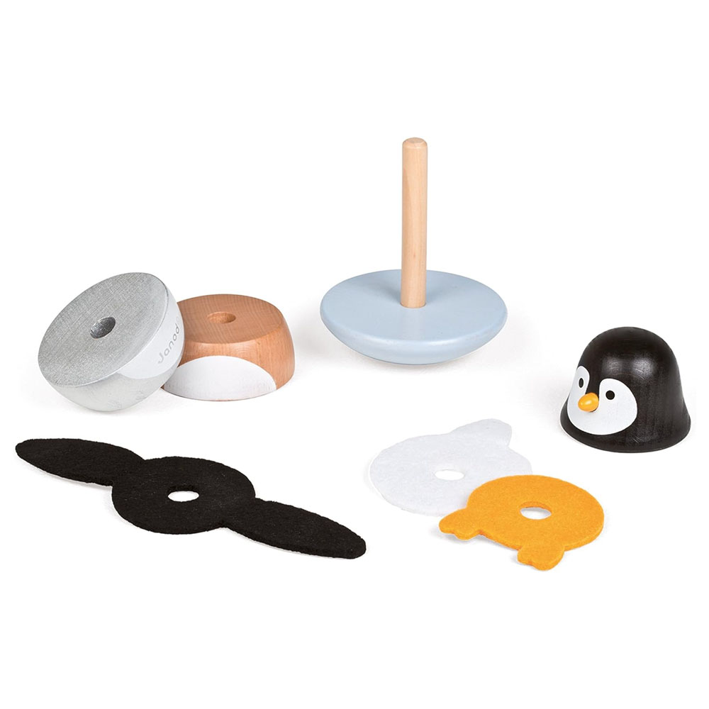 Foto 3 de Pinguim de encaixe 7 peças janod