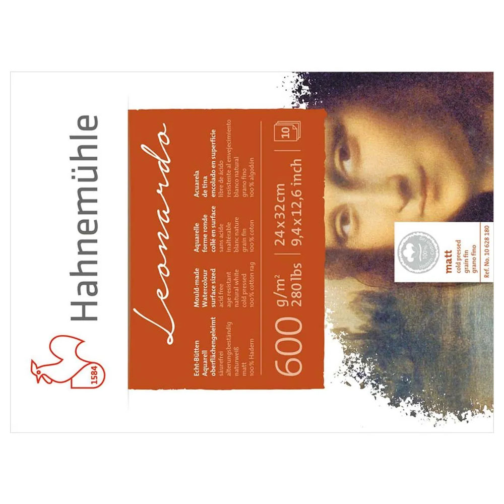 Foto 3 de Papel desenho hahnemuhle a4 leonardo 600g 10fls