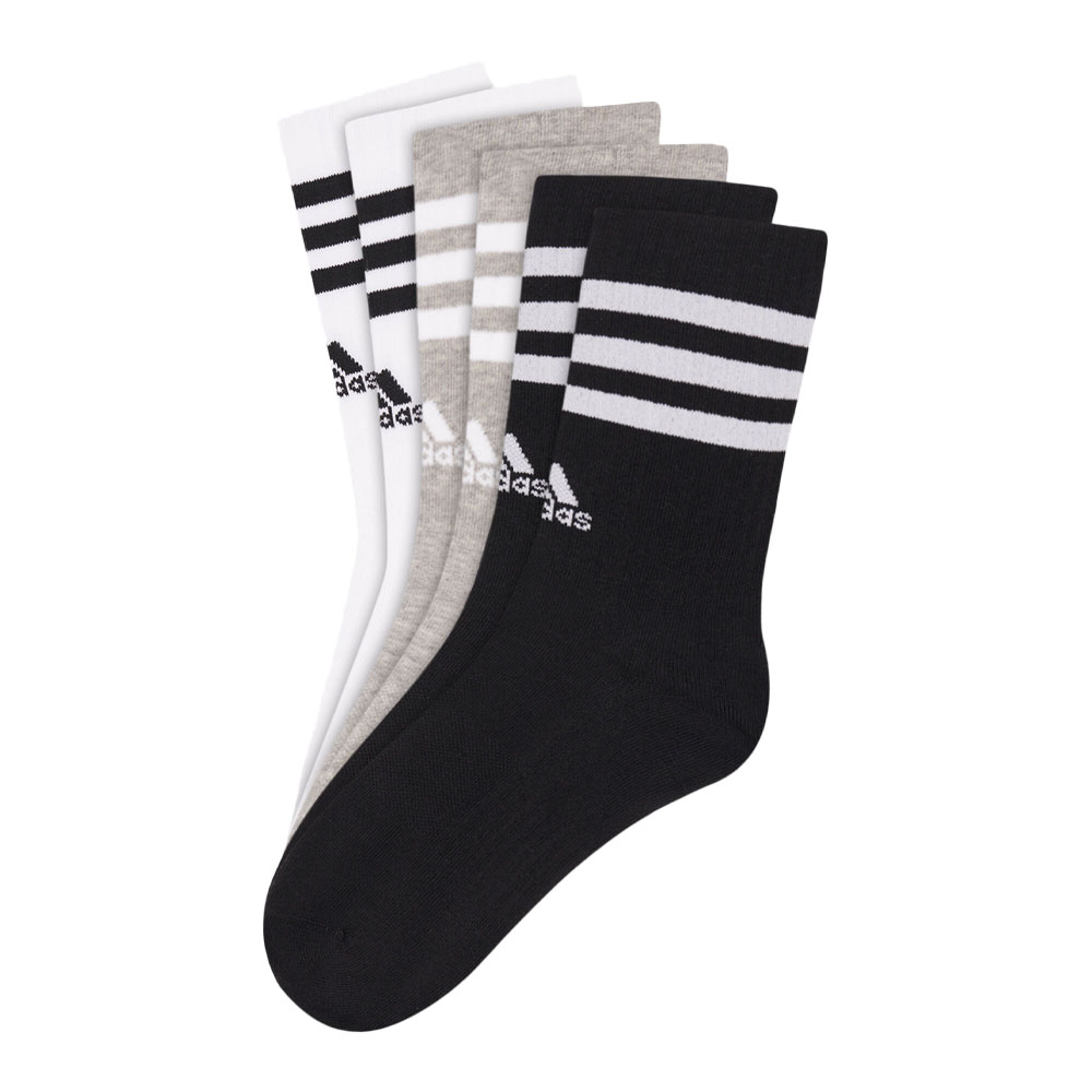 Foto 2 de Meias 3 stripes listras cano alto 3 pares tam g adidas