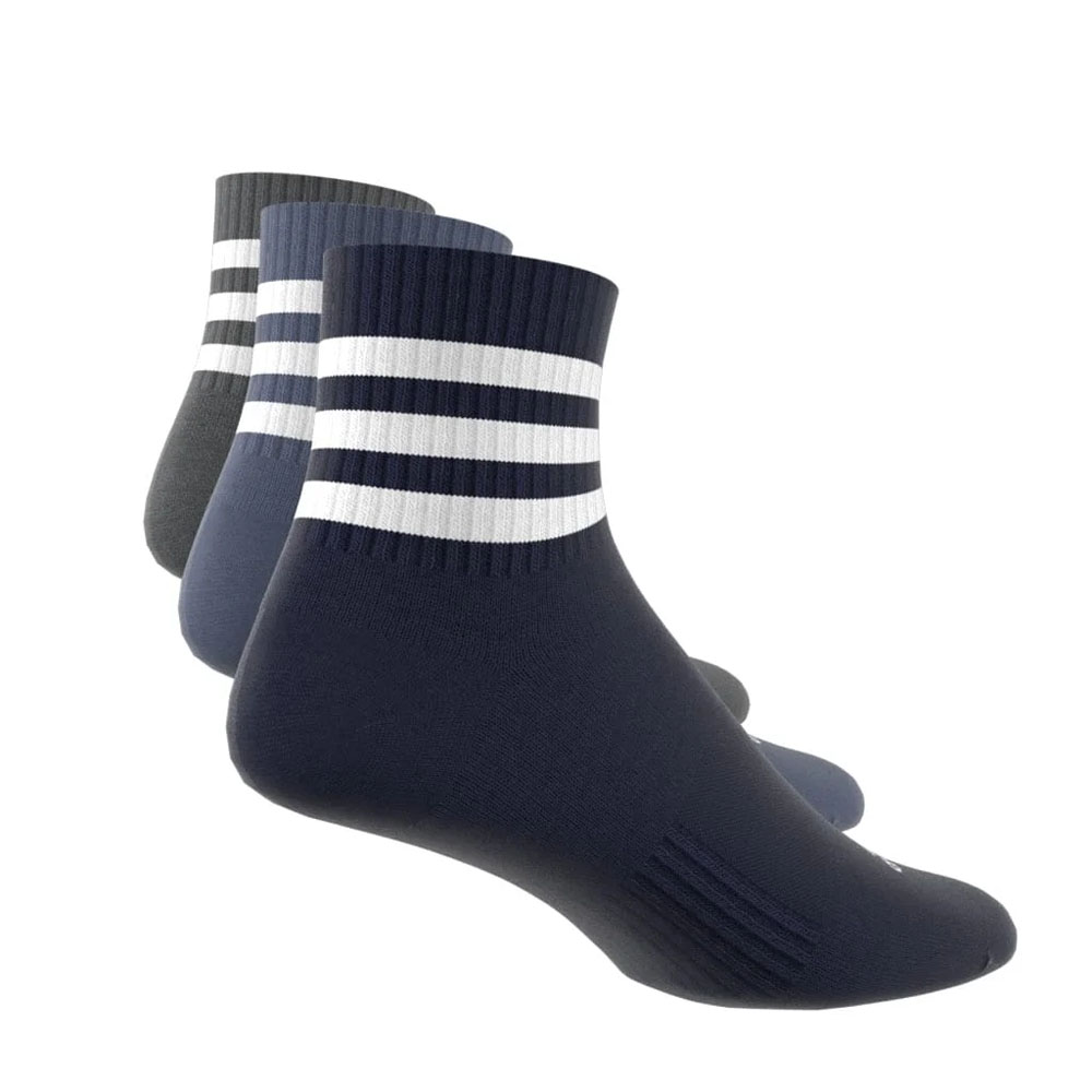 Foto 3 de Meias cushioned 3 listras sportswear 3 pares tam p adidas