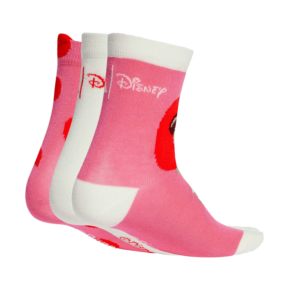 Foto 2 de Meias adidas disney minnie mouse 3 pares jh3267