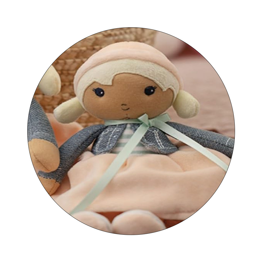 Foto 3 de Boneca de tecido 25cm minha boneca tendresse chloe kaloo