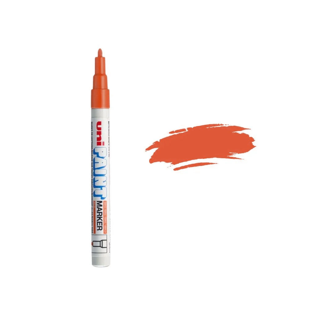 Foto 3 de Caneta uni paint marker px 21 laranja posca