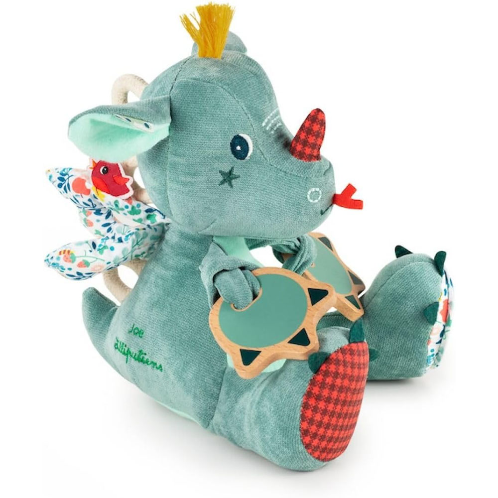 Foto 2 de Pelucia joe o dragão gentil multiatividade lilliputiens