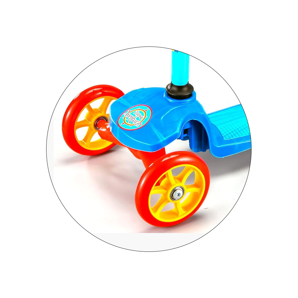 Foto 2 de Patinete infantil turma da aventura azul unitoys