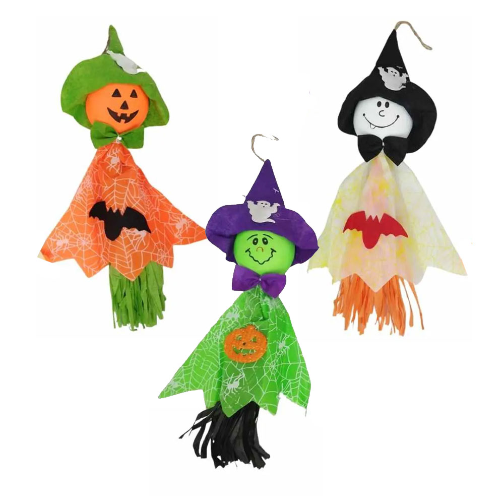 Foto 3 de Bruxinha decorativa halloween p/ pendurar 1und sortida