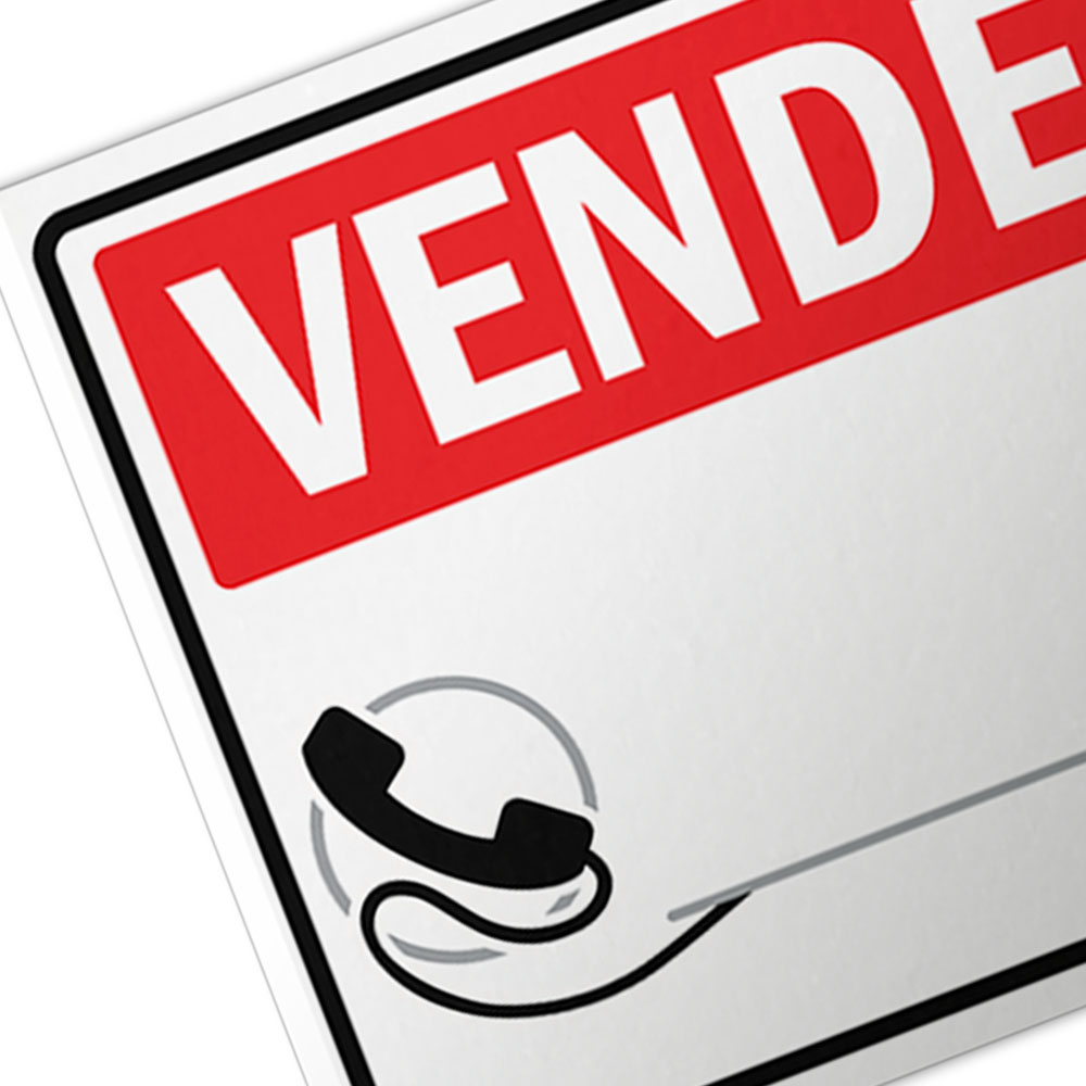 Foto 2 de Placa sinalizadora 20x30cm vende se + espaço p/ telefone