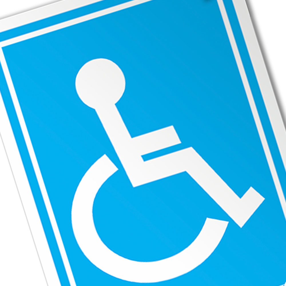 Foto 2 de Adesivo deficiente fisico com 02 unidades encartale