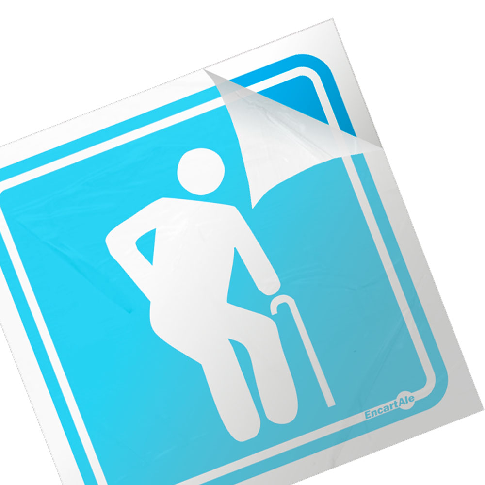 Foto 3 de Adesivo idoso com 03 unidades encartale