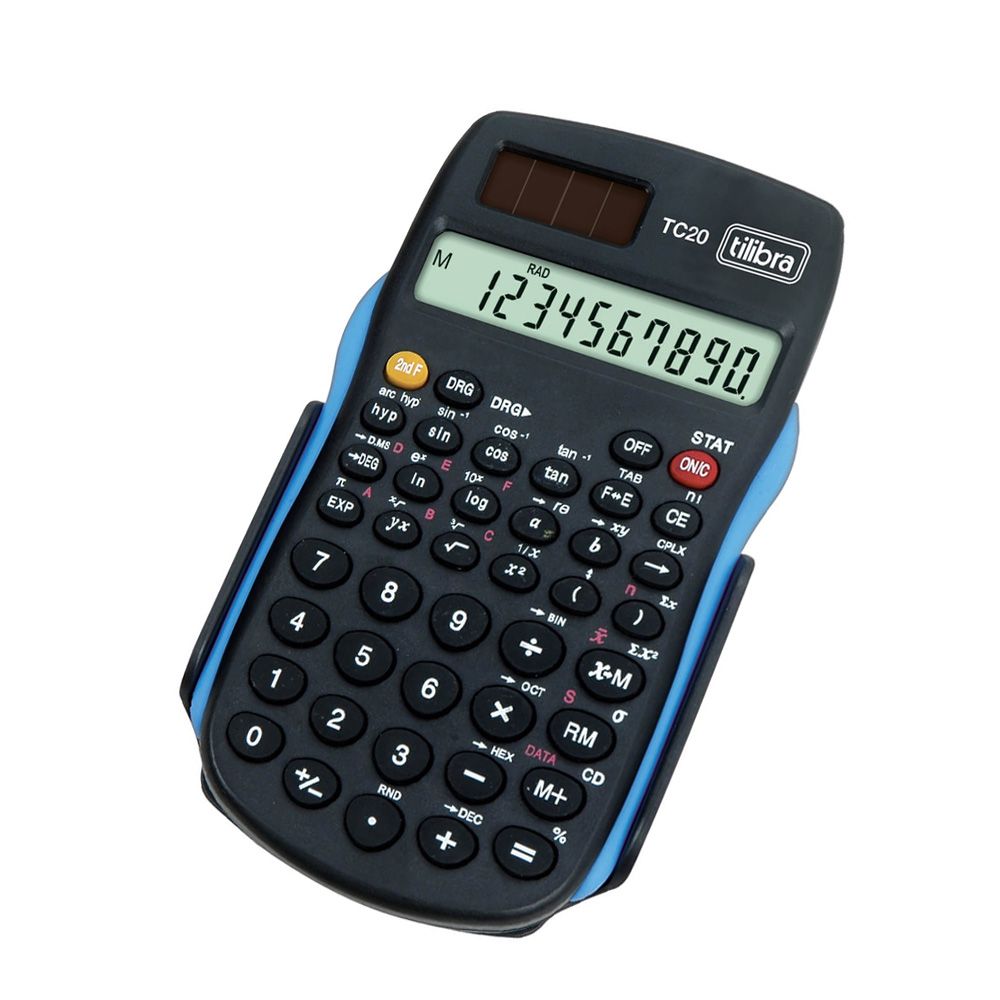 Foto 3 de Calculadora científica 56 funções tc20 preta tilibra