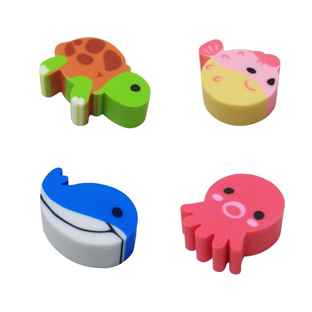 Foto 2 de Borrachas mini bubble animais fofos 20 unidades tilibra