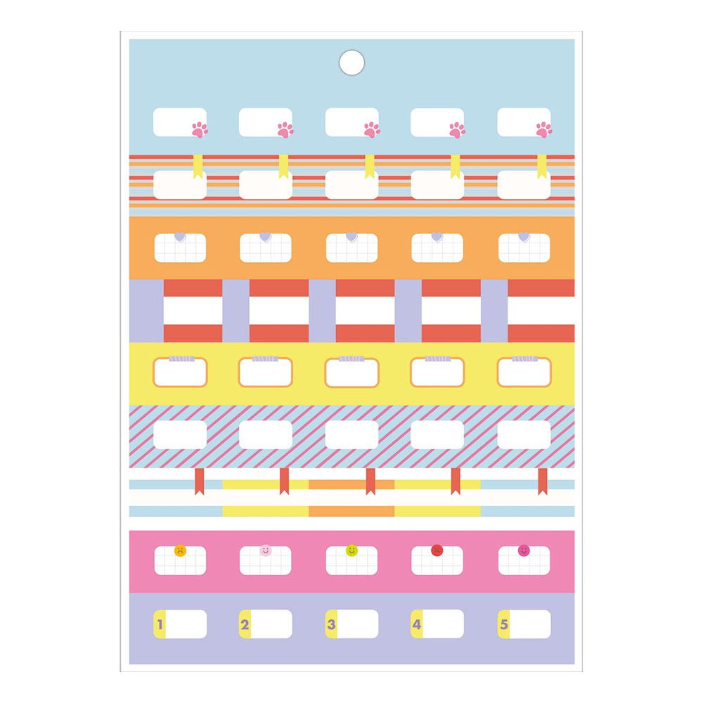 Foto 3 de Bloco de adesivos decorados p/ organização 12fls tilibra