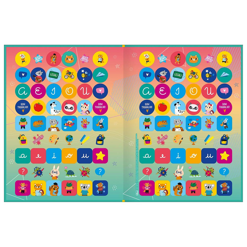 Foto 3 de Cartilha de atividades letra cursiva 16 folhas tilibra