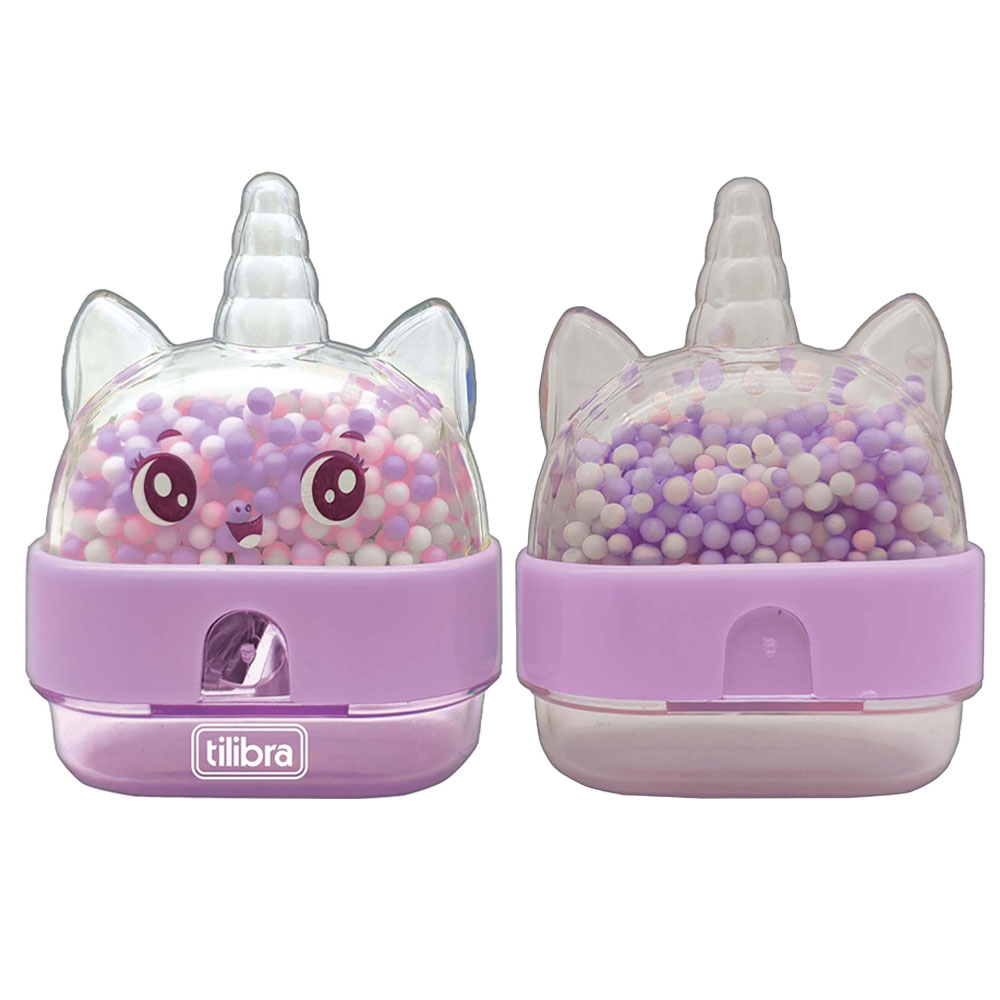 Foto 3 de Apontador 1 furo com depósito unicórnio 1und sortido tilibra