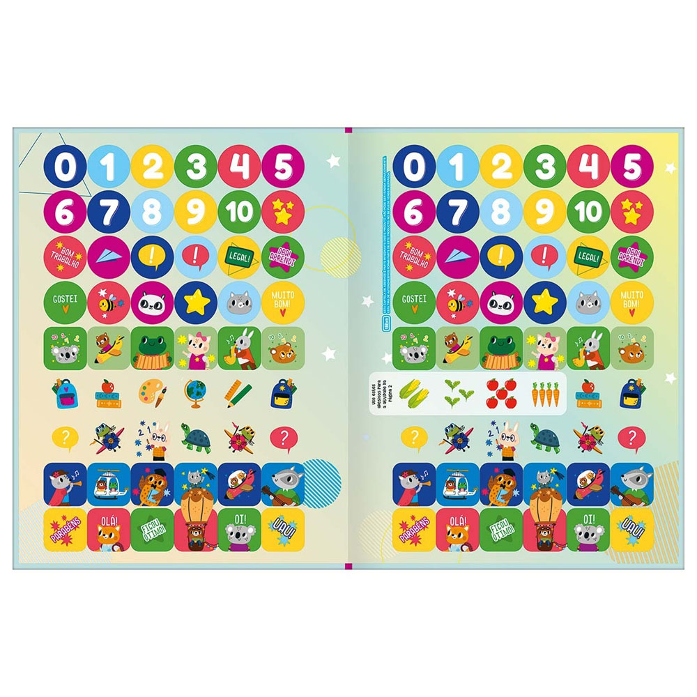 Foto 3 de Cartilha de atividades primeiros números 16 folhas tilibra