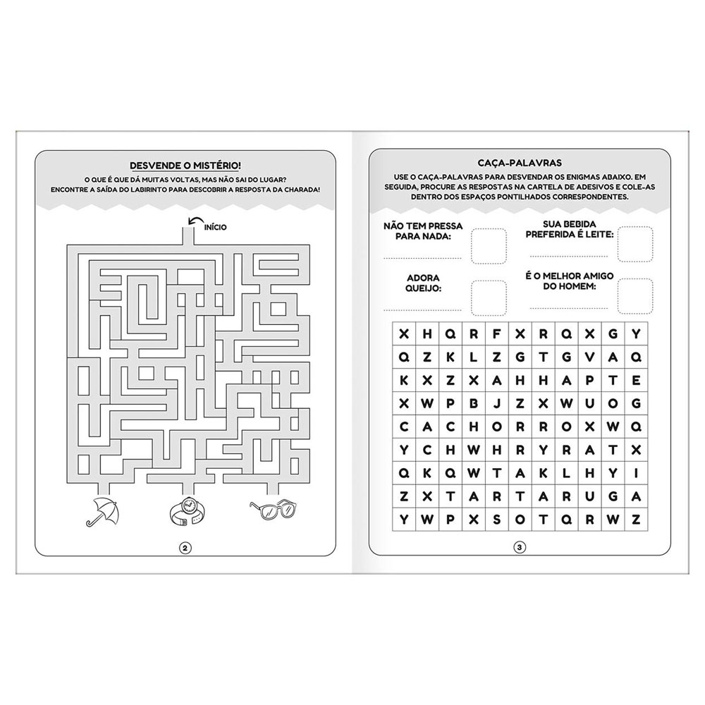 Foto 2 de Cartilha de atividades jogos e passatempos 16 folhas tilibra