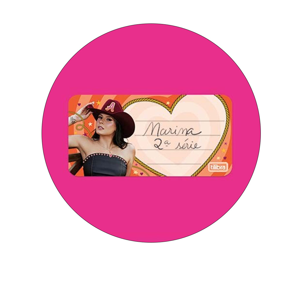 Foto 3 de Etiqueta adesiva pautada ana castela c/ 8und sortido tilibra