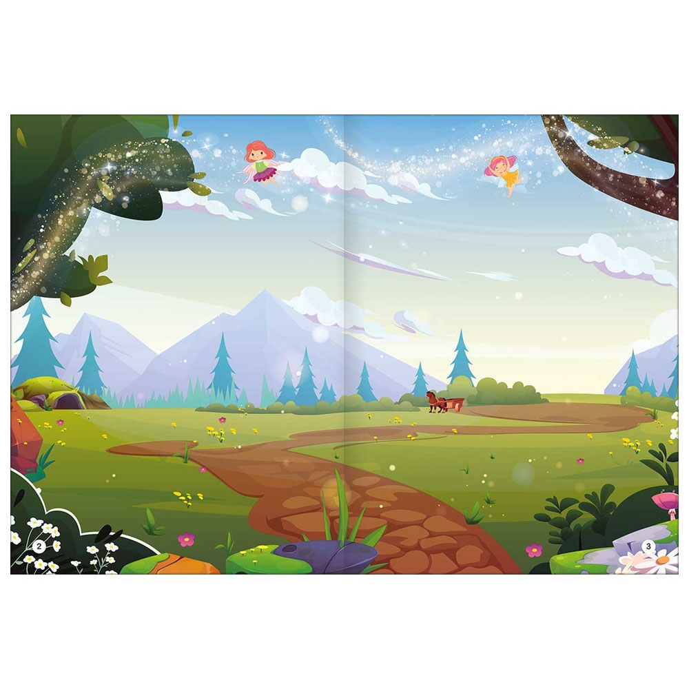 Foto 2 de Album atividades c/ adesivos cenário mágico jd enc. tilibra