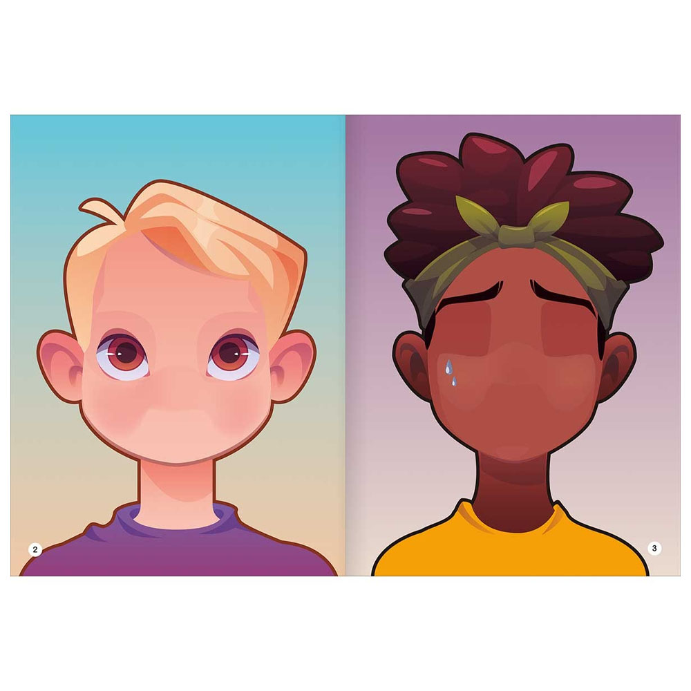 Foto 3 de Álbum atividades c/ adesivos caras e bocas pessoas tilibra