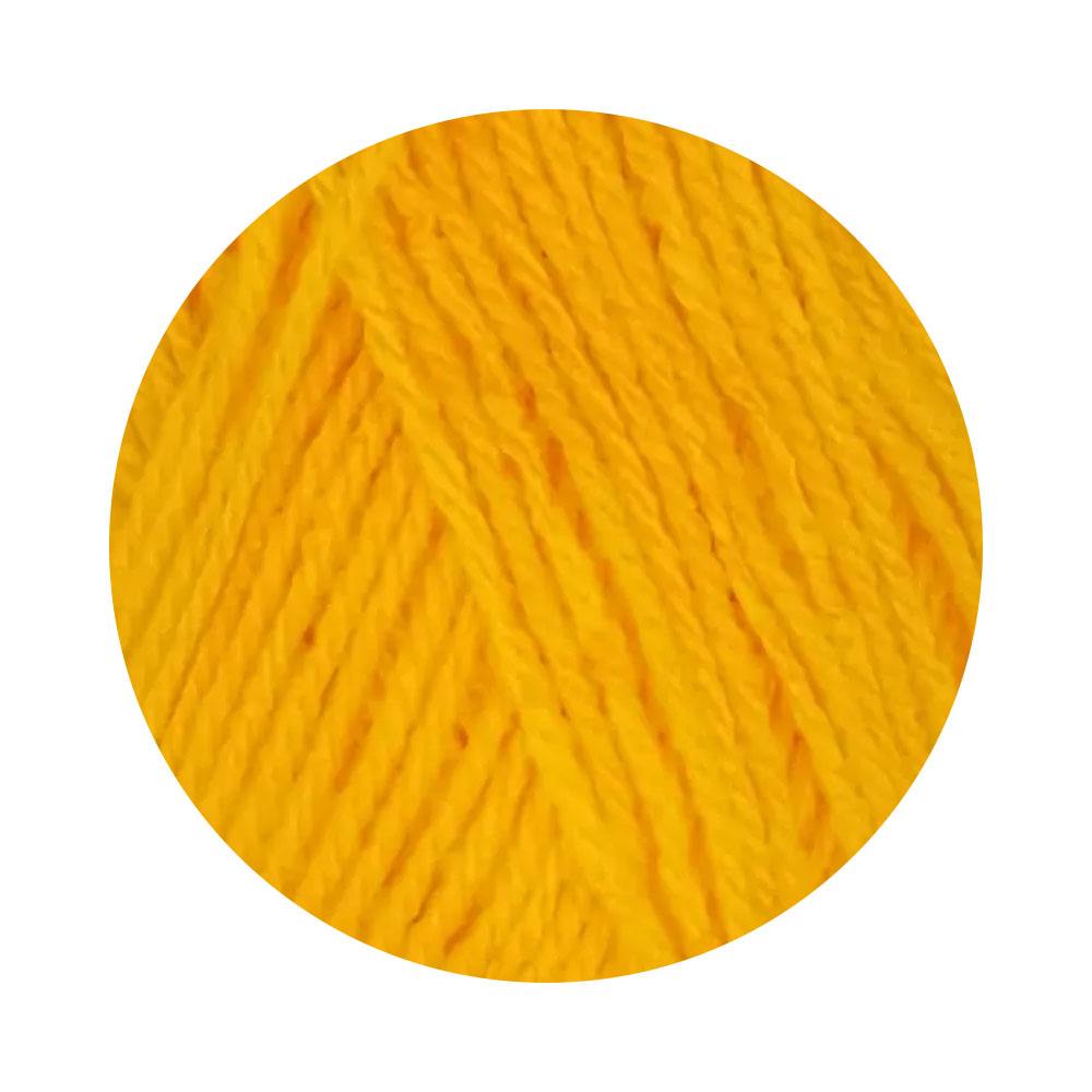 Foto 3 de Lã mollet 40g amarelo gema 1289 circulo