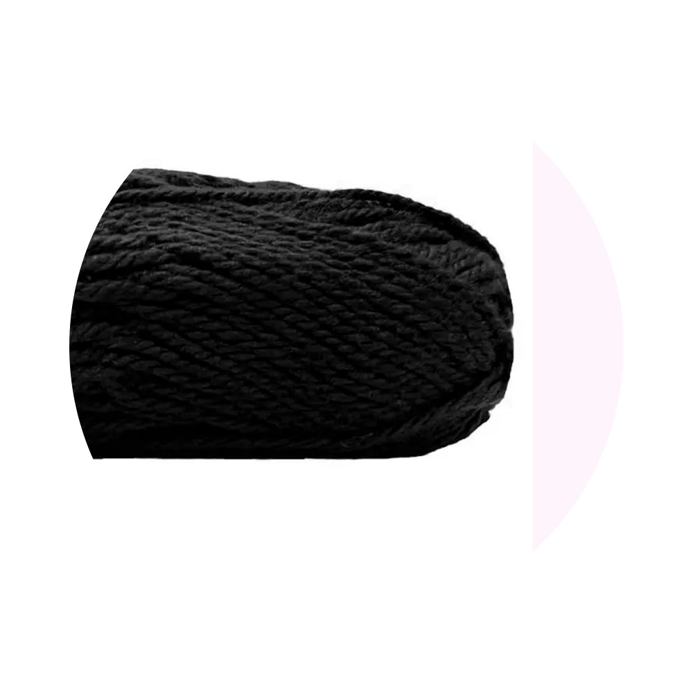 Foto 3 de Lã mollet 40g preto 940 circulo