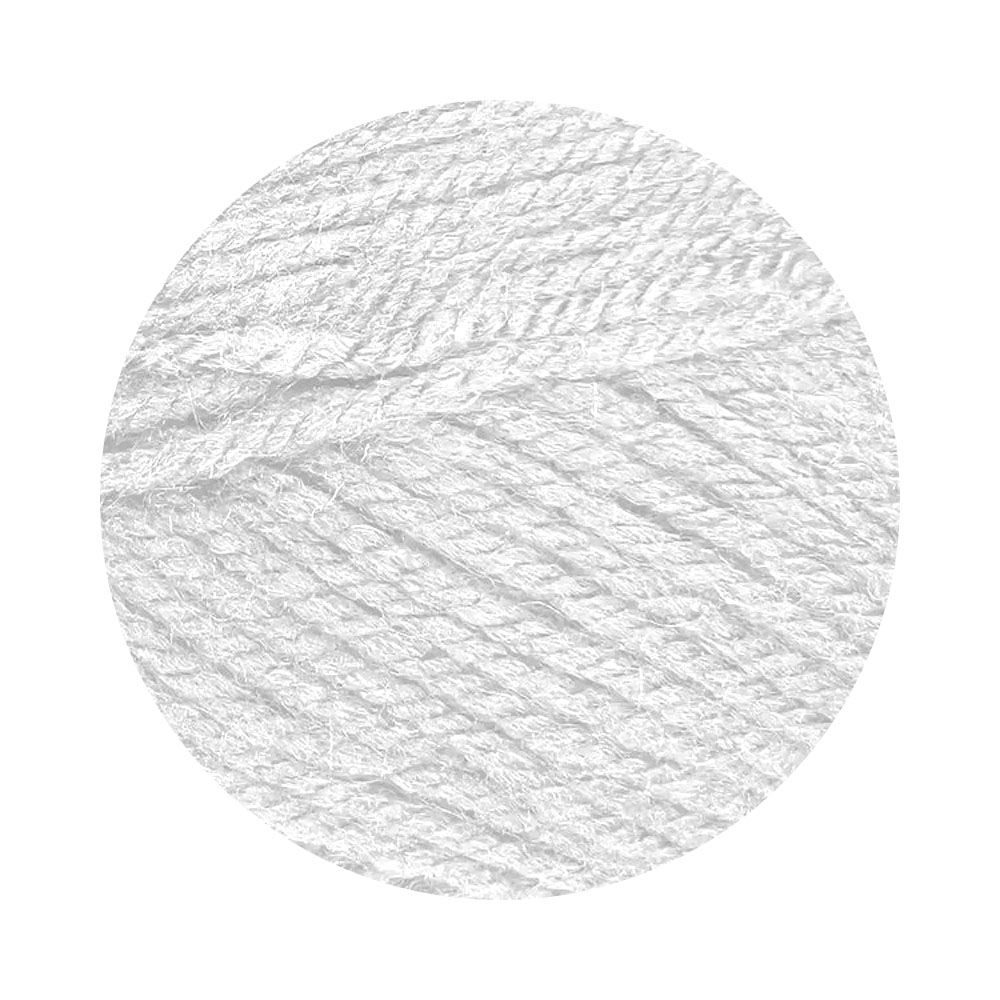 Foto 2 de Lã mollet 40g branco 10 circulo