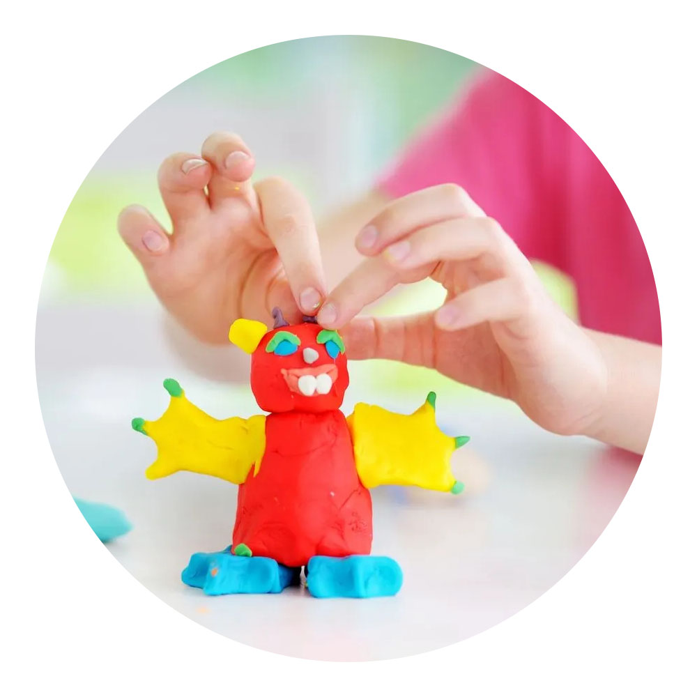 Foto 3 de Big balde soft massa de modelar com 30 massinhas acrilex