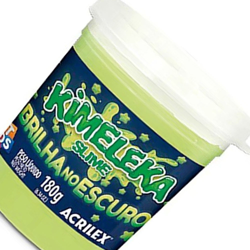 Foto 3 de Kimeleka slime brilha no escuro 180g acrilex
