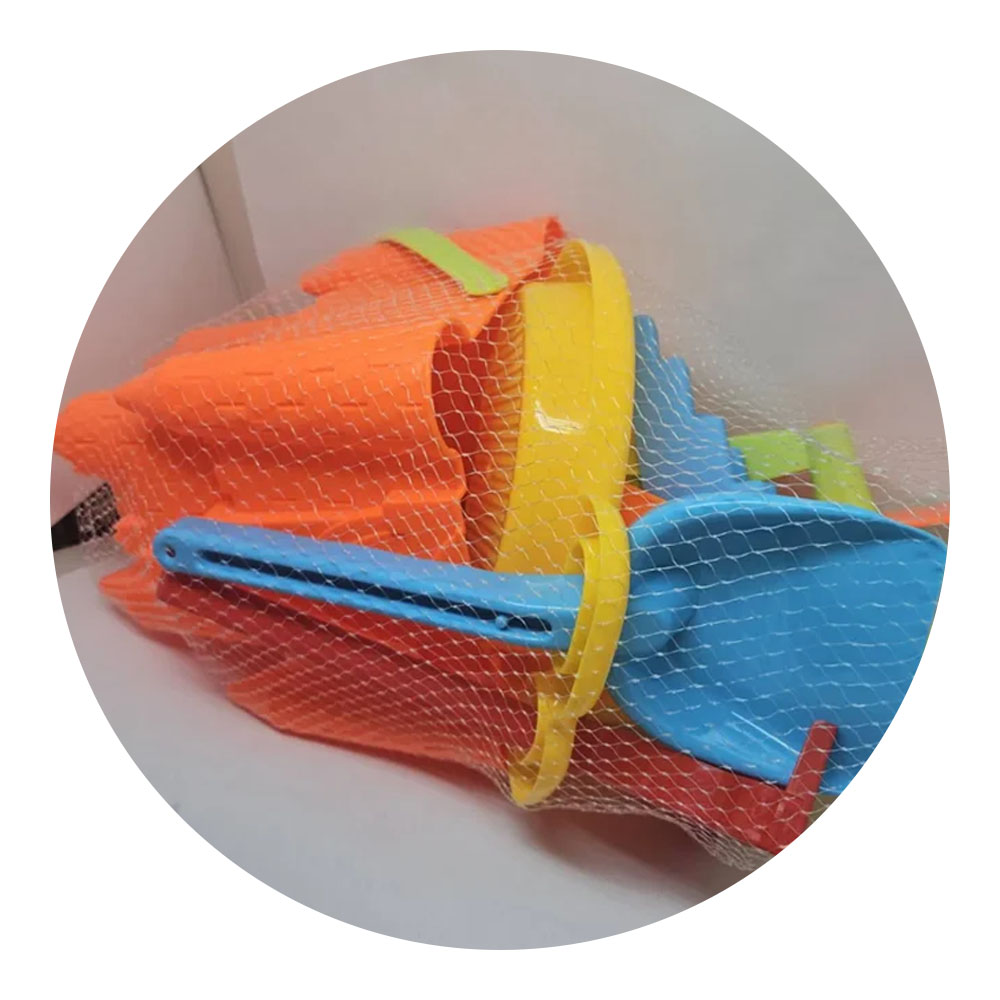 Foto 3 de Kit balde castelo de areia praia c/11pçs acrilex