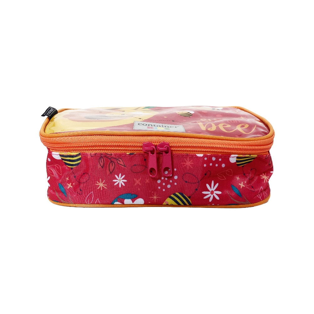 Foto 2 de Estojo box baú container kids abelha vermelho