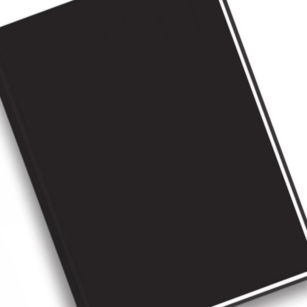 Foto 3 de Caderno livro capa dura preto numerado 100fls são domingos